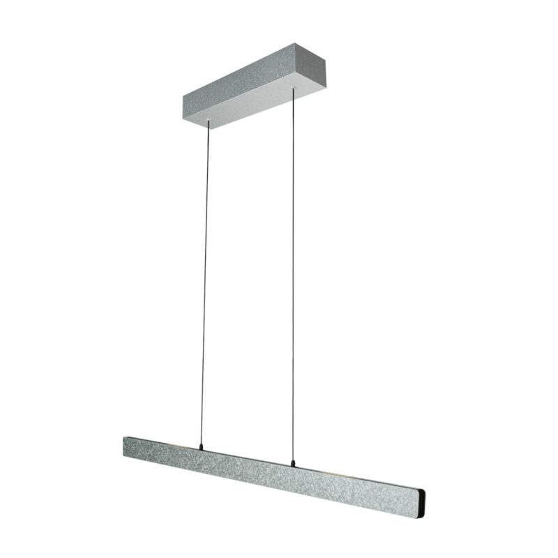 Lámpara colgante de diseño color acero con dimmer Steinhauer Fluxy - 120cm - Imagen 8
