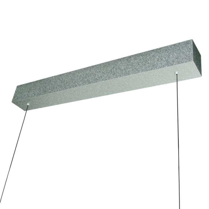 Lámpara colgante de diseño en acero color champán con dimmer Steinhauer Fluxy - 160cm - Imagen 11