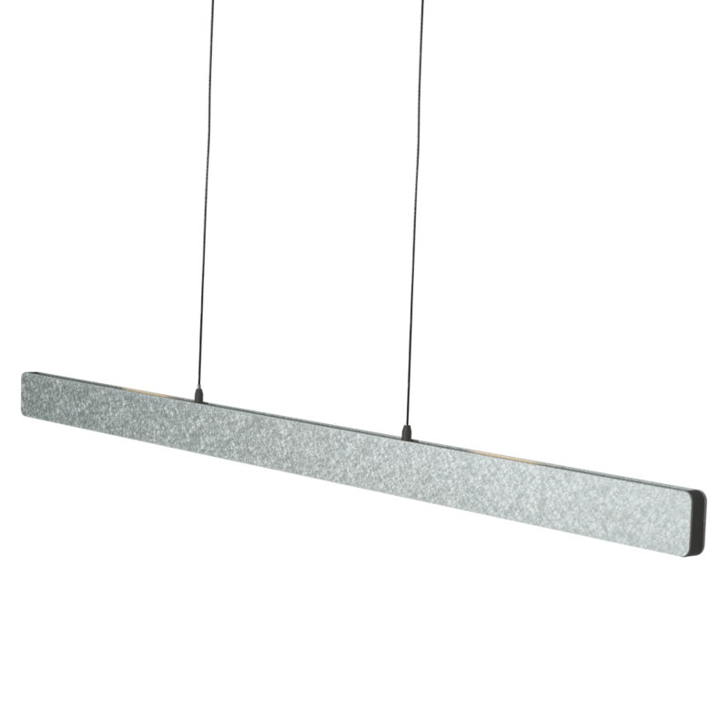 Lámpara colgante de diseño color acero con dimmer Steinhauer Fluxy - 120cm - Imagen 12