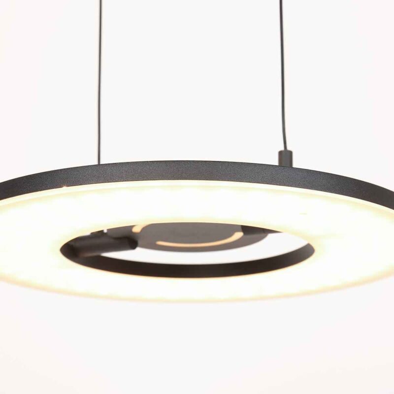 Lámpara colgante moderna de metal negro Steinhauer Soleil - Imagen 9