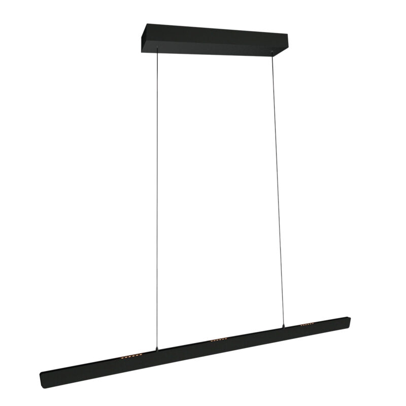 Lámpara colgante de diseño negra ajustable Steinhauer Fluxy - 160cm - Imagen 2