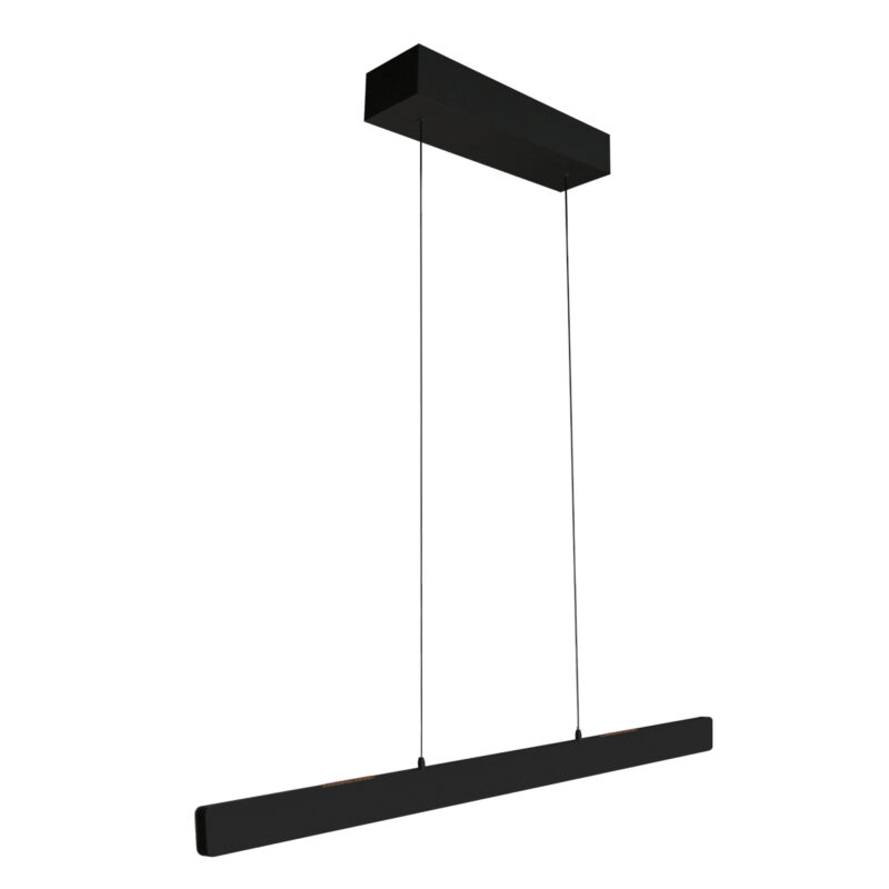 Lámpara de diseño negra para comedor con dimmer Steinhauer Fluxy - 120cm - Imagen 2