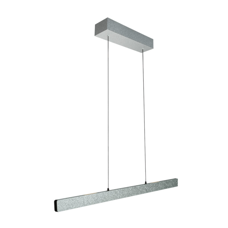 Lámpara colgante de diseño color acero con dimmer Steinhauer Fluxy - 120cm - Imagen 2