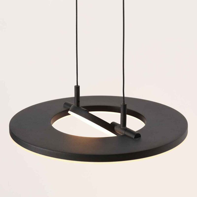 Lámpara colgante moderna de metal negro Steinhauer Soleil - Imagen 11