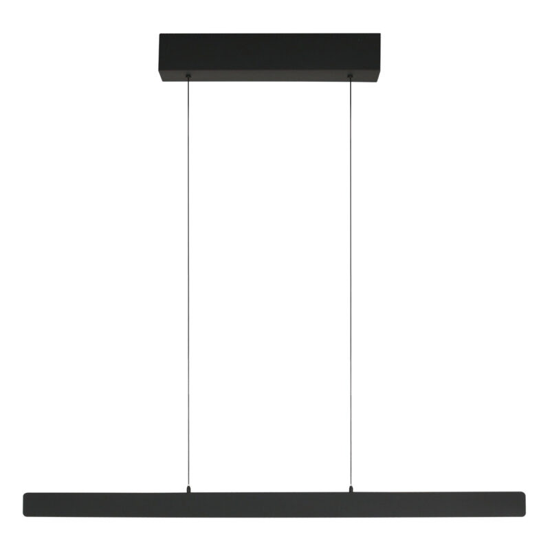 Lámpara de diseño negra para comedor con dimmer Steinhauer Fluxy - 120cm