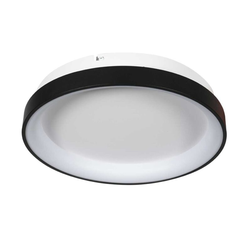 Lámpara de techo con aro negro Mexlite Circolare - Ø 38cm - Imagen 13