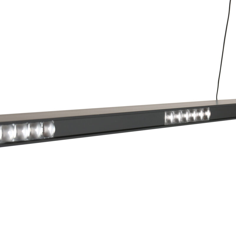 Lámpara colgante de diseño negra ajustable Steinhauer Fluxy - 160cm - Imagen 12