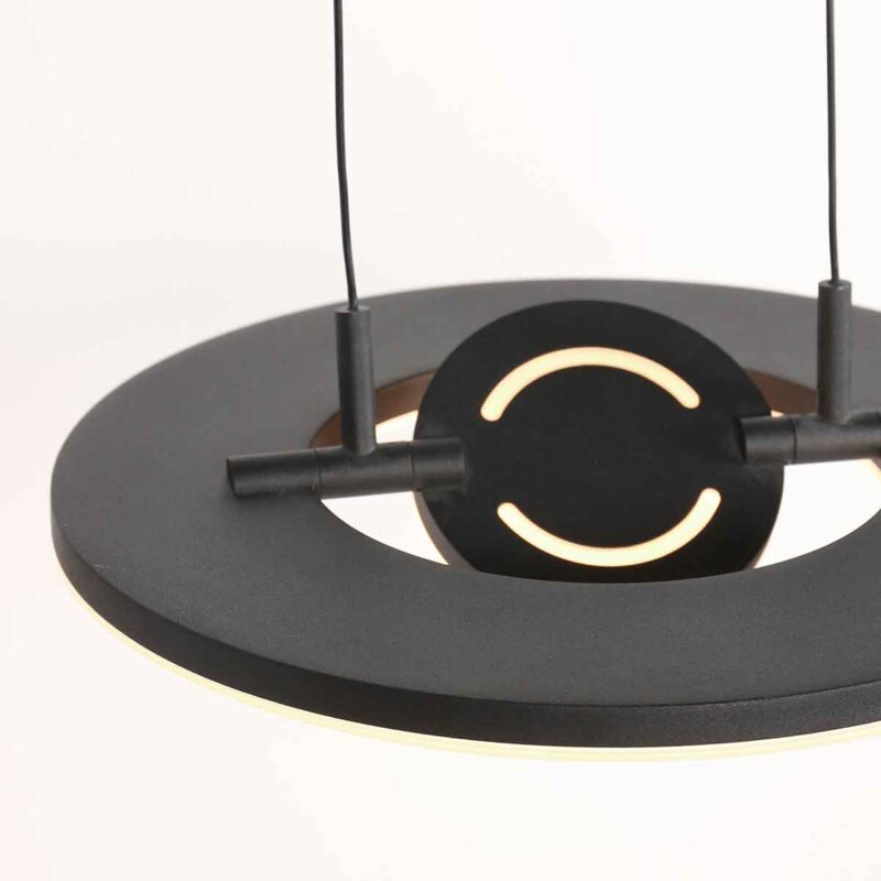 Lámpara colgante moderna de metal negro Steinhauer Soleil - Imagen 3