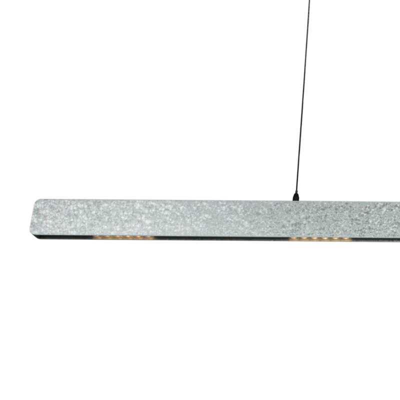 Lámpara colgante de diseño color acero con dimmer Steinhauer Fluxy - 120cm - Imagen 4