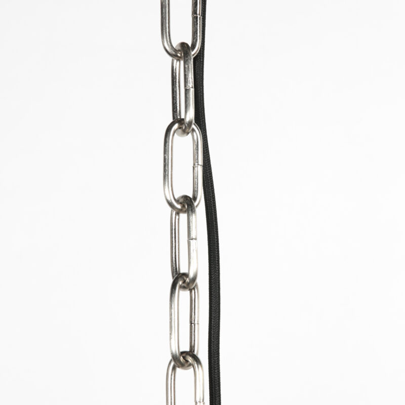Gran lámpara colgante industrial beige Anne Lighting Frisk - Ø 50 cm - Imagen 14