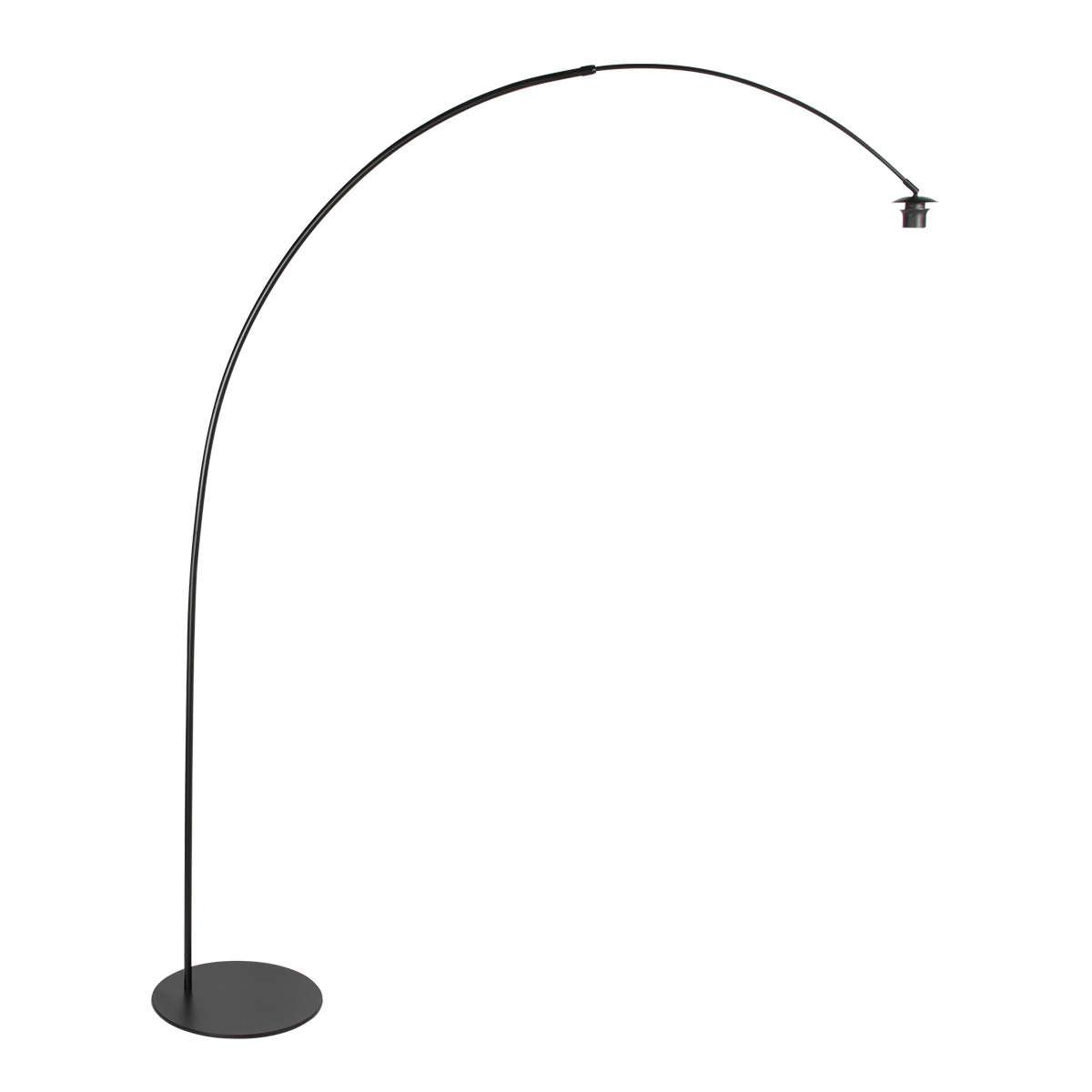Lámpara de arco negra moderna Anne Lighting Curve