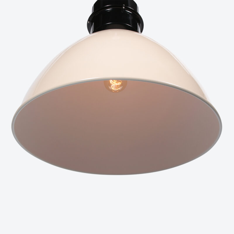 Gran lámpara colgante industrial beige Anne Lighting Frisk - Ø 50 cm - Imagen 6