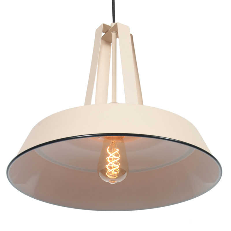 Lámpara colgante moderna en color crema Mexlite Eden - Ø 42cm - Imagen 5