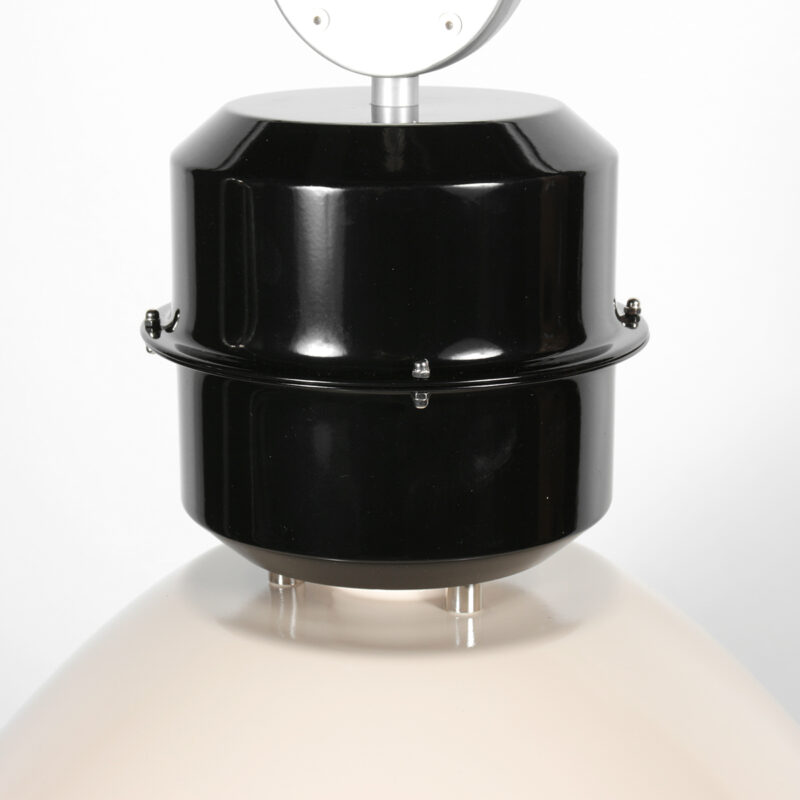 Gran lámpara colgante industrial beige Anne Lighting Frisk - Ø 50 cm - Imagen 5