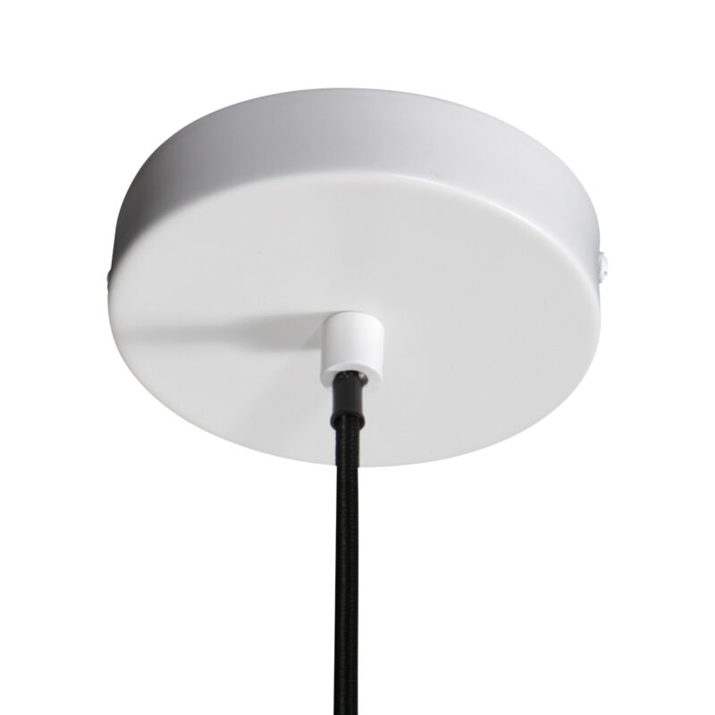 Lámpara colgante escandinava blanca con aros Steinhauer Halo Cirque - Imagen 10