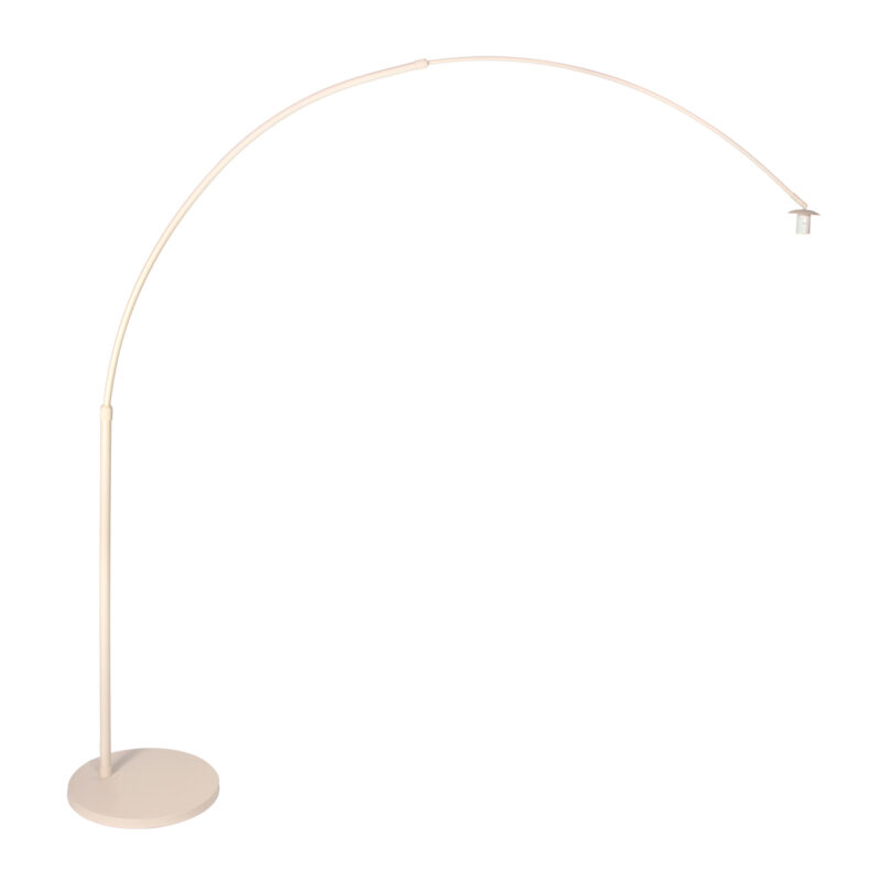 Lámpara de arco moderna en color crema Steinhauer Sparkled Light