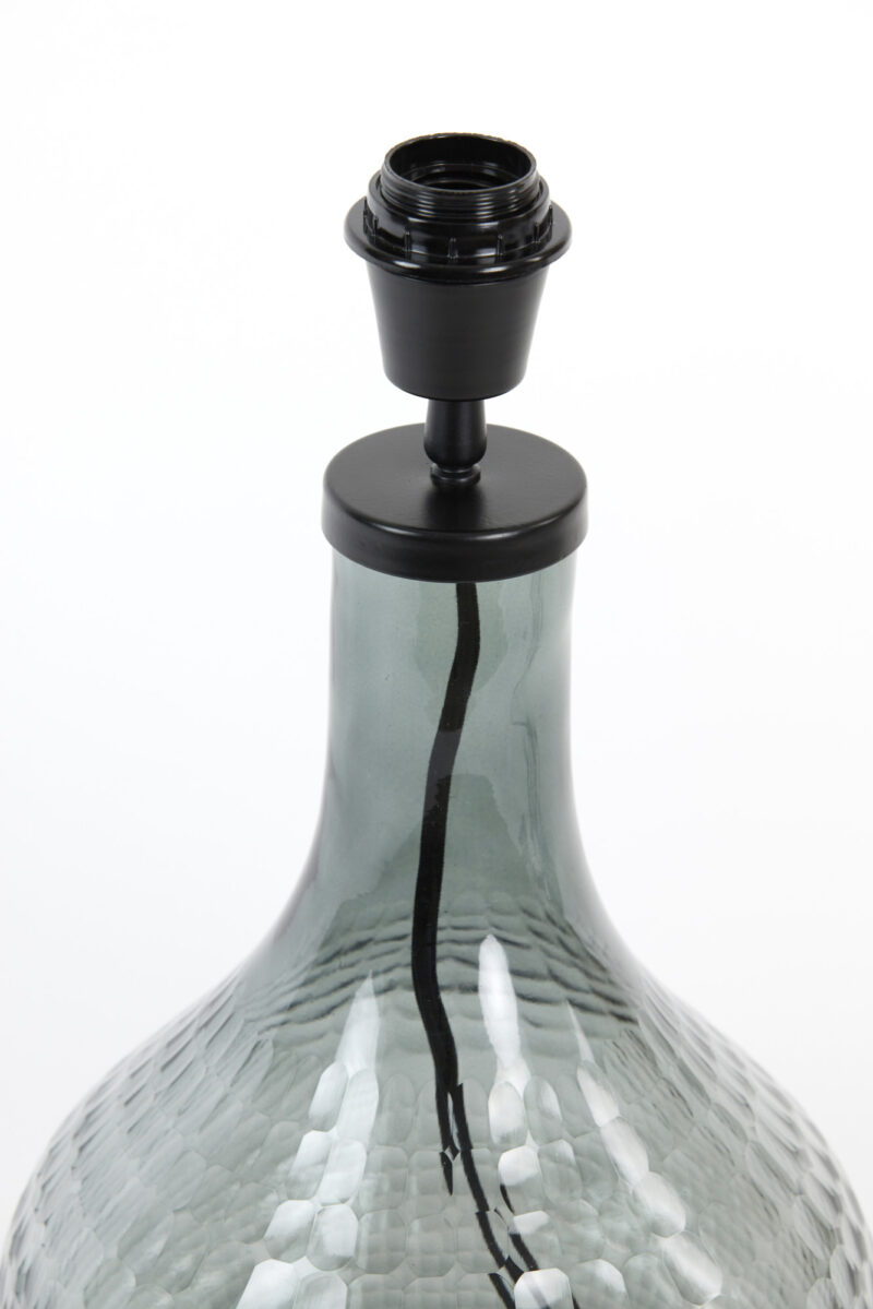 Base de lámpara de vidrio con tono ahumado Light & Living Maeko – H. 36 cm - Imagen 3