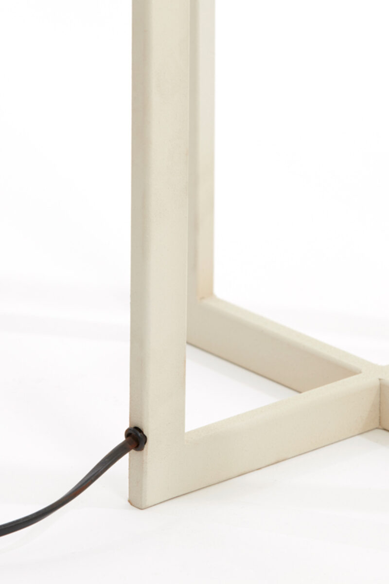 Base de lámpara larga cuadrada blanca Light & Living Mace - H. 140 cm - Imagen 4