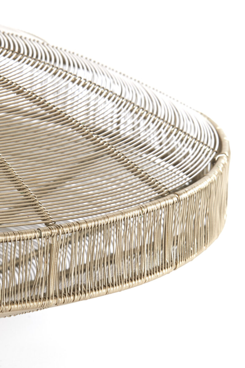 Lámpara de techo en forma de plato de ratán Light & Living Bahala – An. 51 cm - Imagen 6