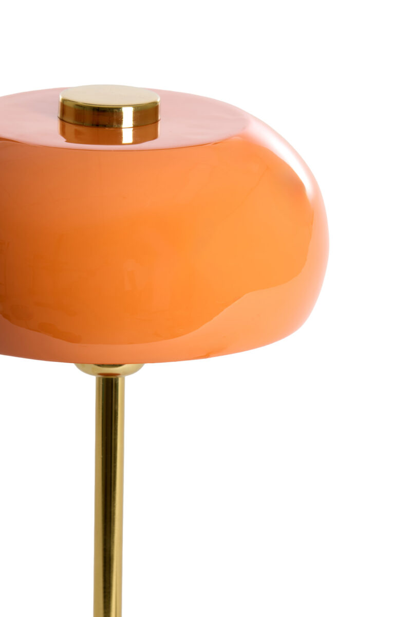 Lámpara de mesa moderna en naranja brillante Light & Living Surin - H. 40 cm - Imagen 3