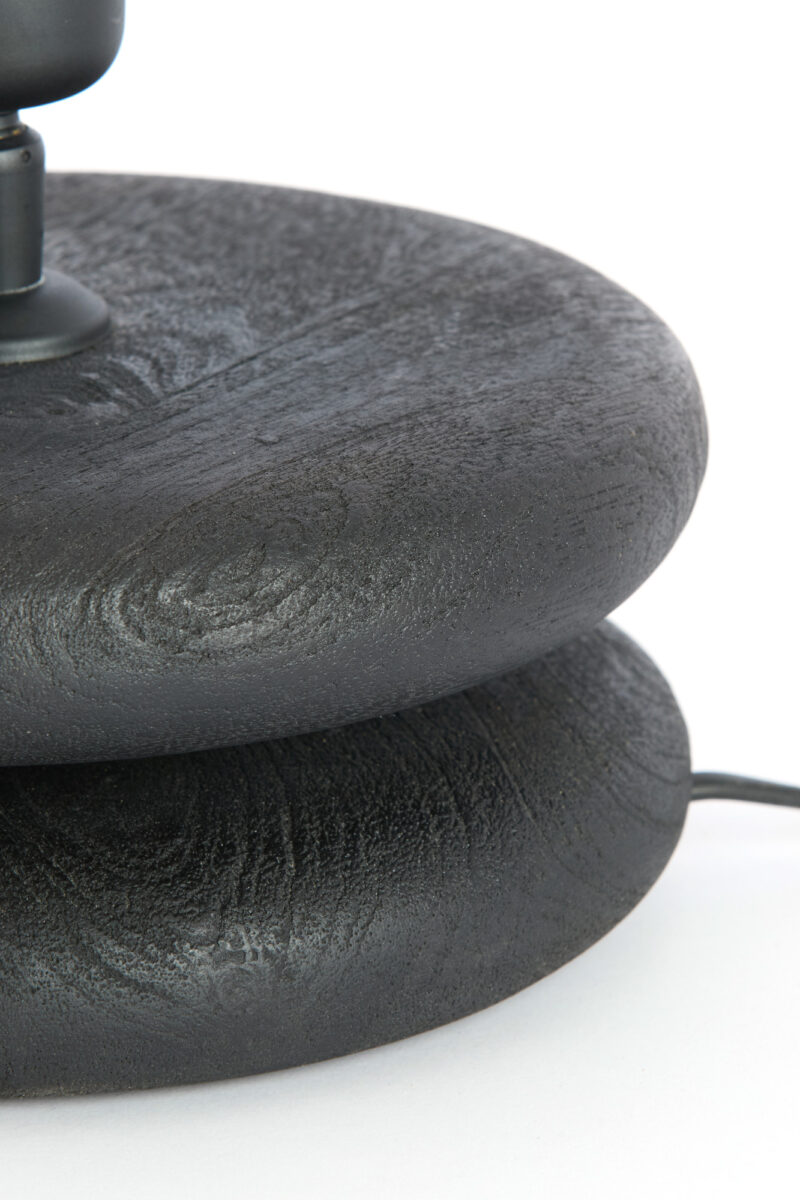 Base de lámpara industrial negra Light & Living Eboli - H. 9 cm - Imagen 4