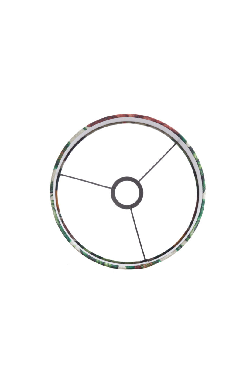 Pantalla de lámpara de tela tropical en forma cilíndrica Light & Living Dahlia - Ø 40 cm - Imagen 6