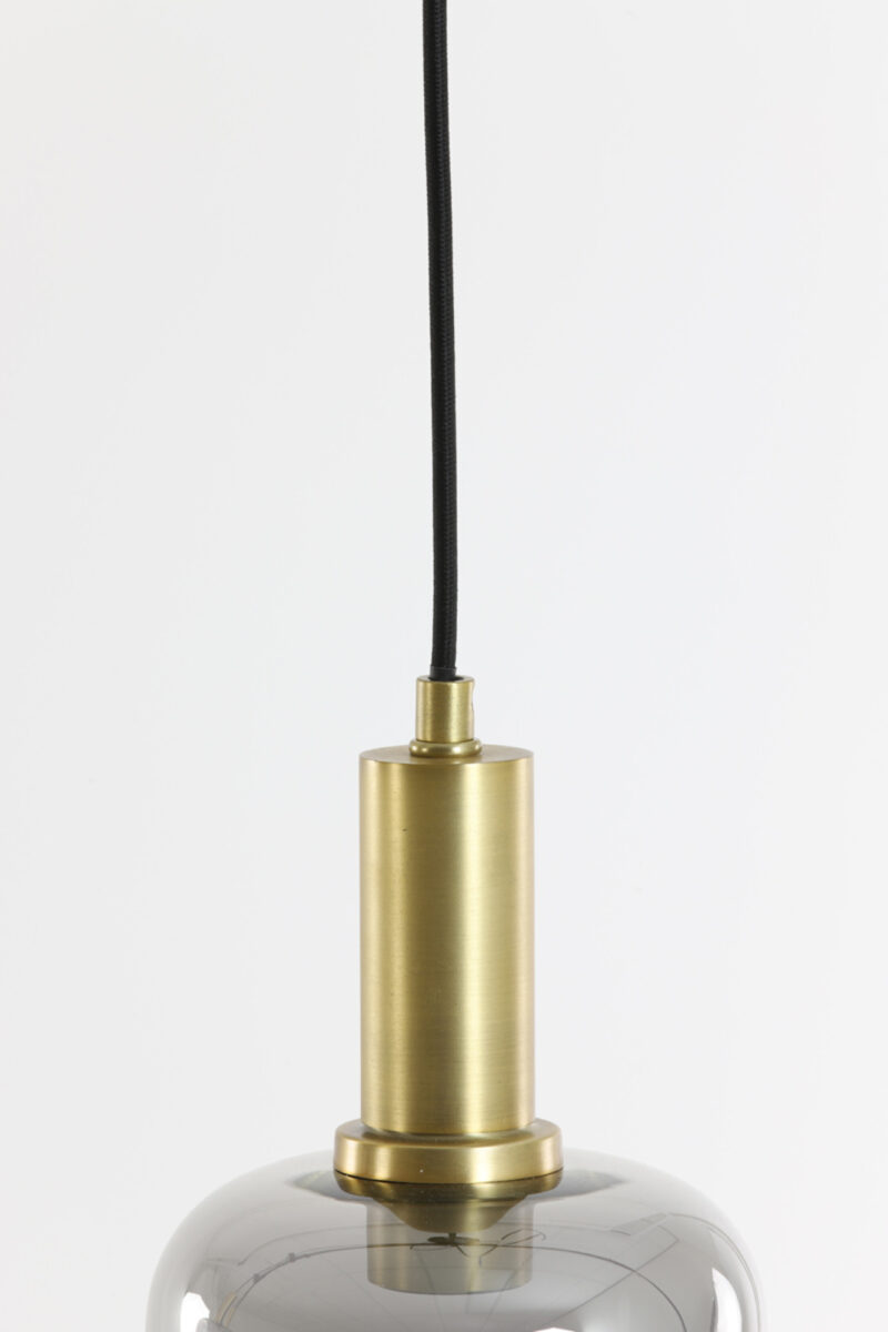 Lámpara de cristal con detalles dorados brillantes Light & Living Lekar - Ø 21 cm - Imagen 4