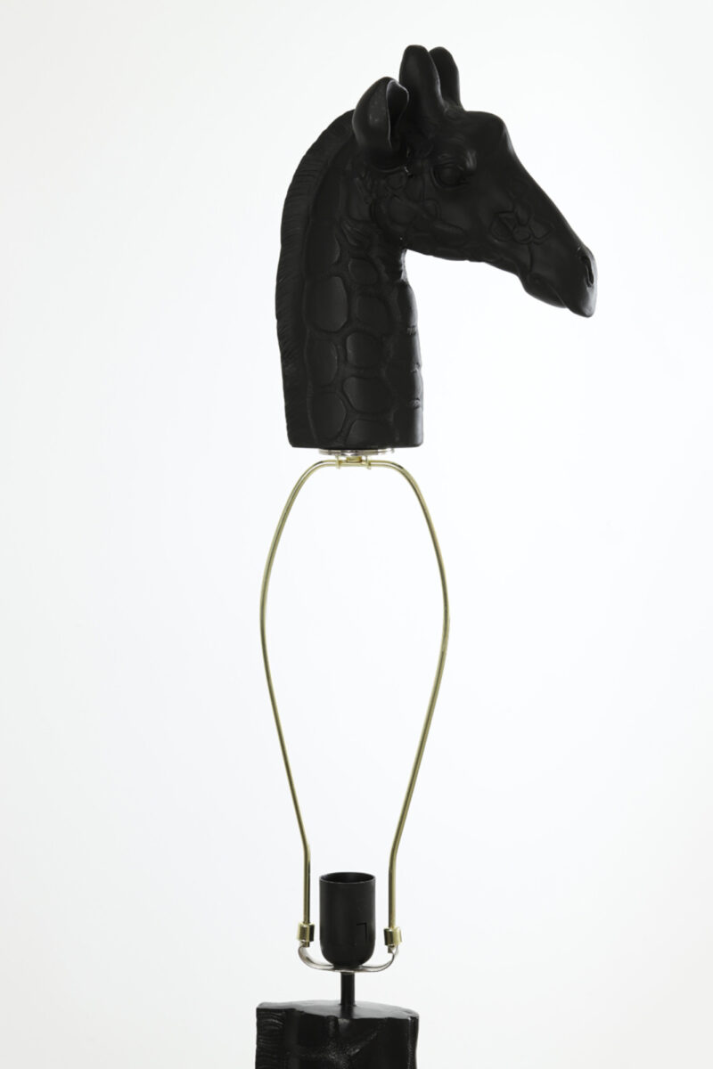 Lámpara de pie grande con forma de jirafa negra Light & Living Giraffe – H. 184 cm - Imagen 7