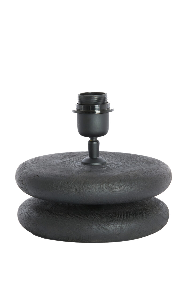 Base de lámpara industrial negra Light & Living Eboli - H. 9 cm - Imagen 2