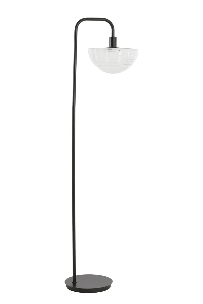Lámpara de pie con pantalla de cristal Light & Living Baylie – H. 165 cm - Imagen 2