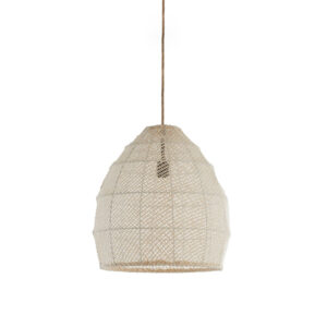Lámpara natural de estilo tejido grueso Light & Living Makassar - Ø 42 cm