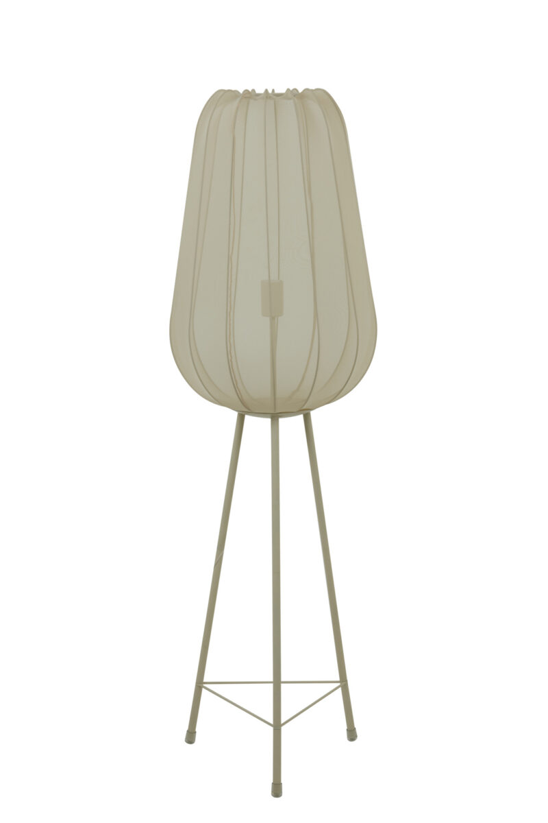 Lámpara de pie beige sobre trípode Light & Living Plumeria – H. 132 cm - Imagen 3