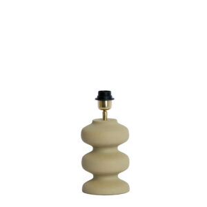 Base de lámpara beige en cerámica Light & Living Soroca – H. 24 cm