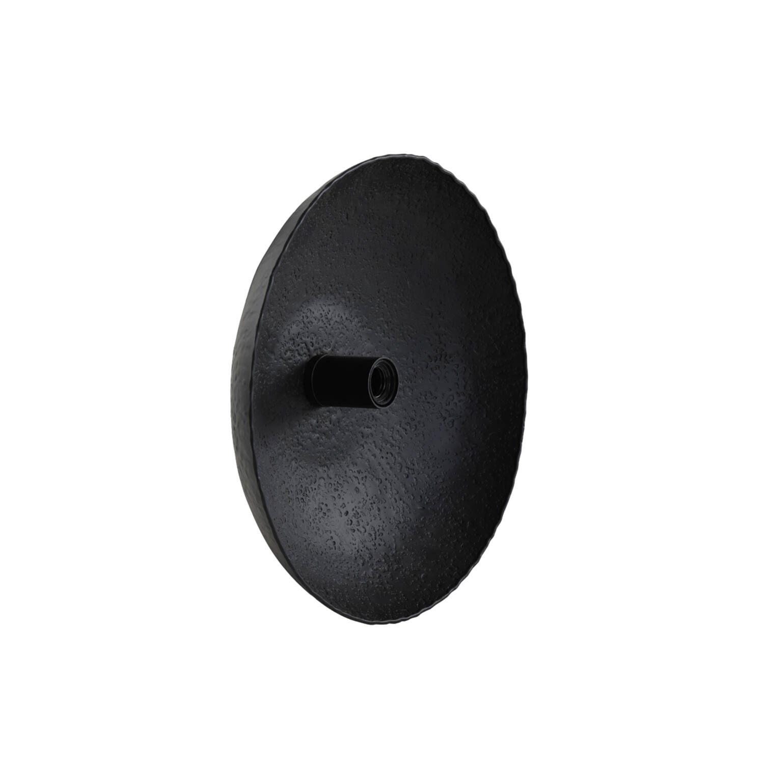 Pantalla de metal negra Light & Living Neva – H. 10,5 cm