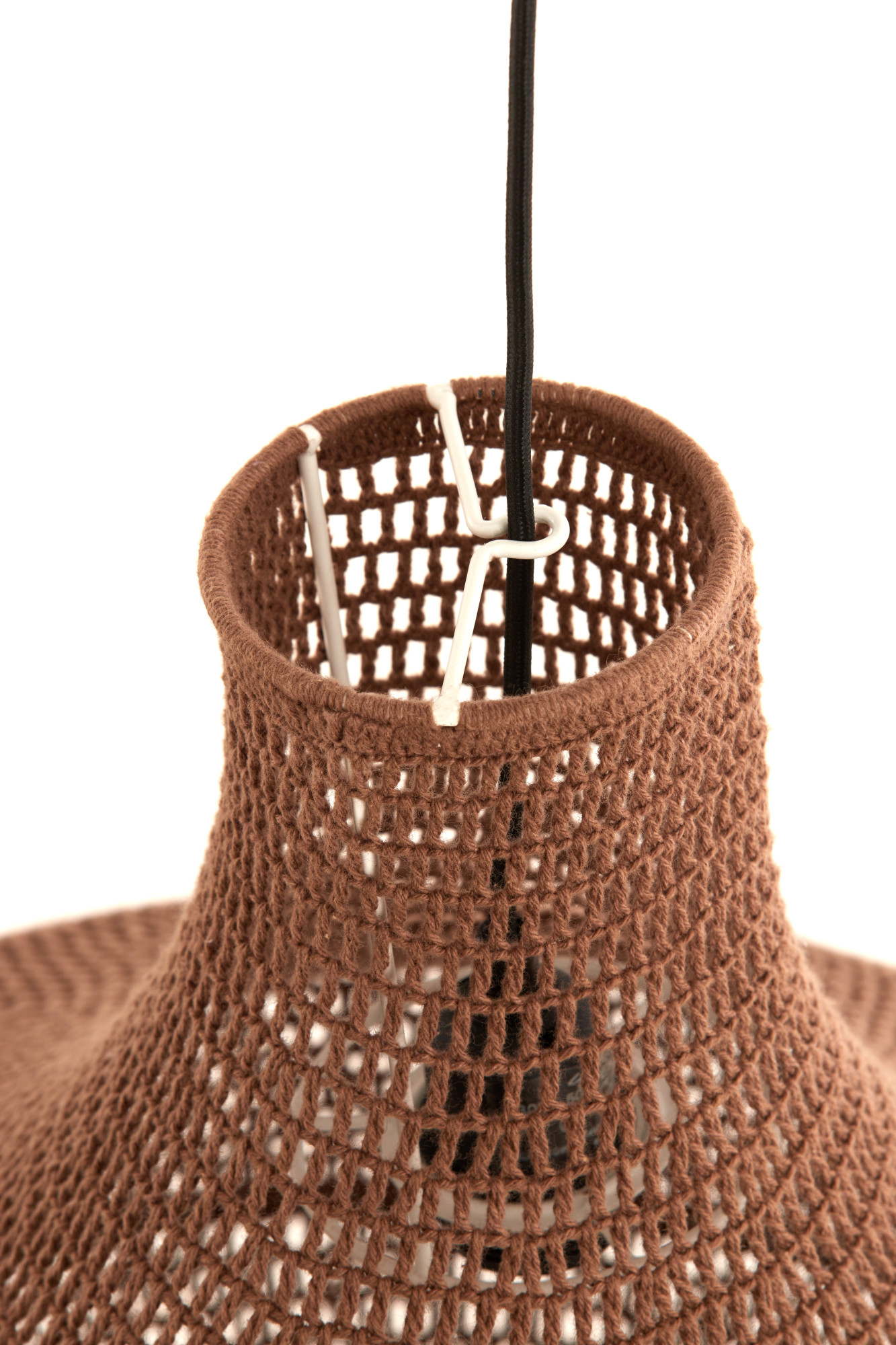 Pantalla de lámpara de ratán estilo natural Light & Living Viggo - Imagen 3