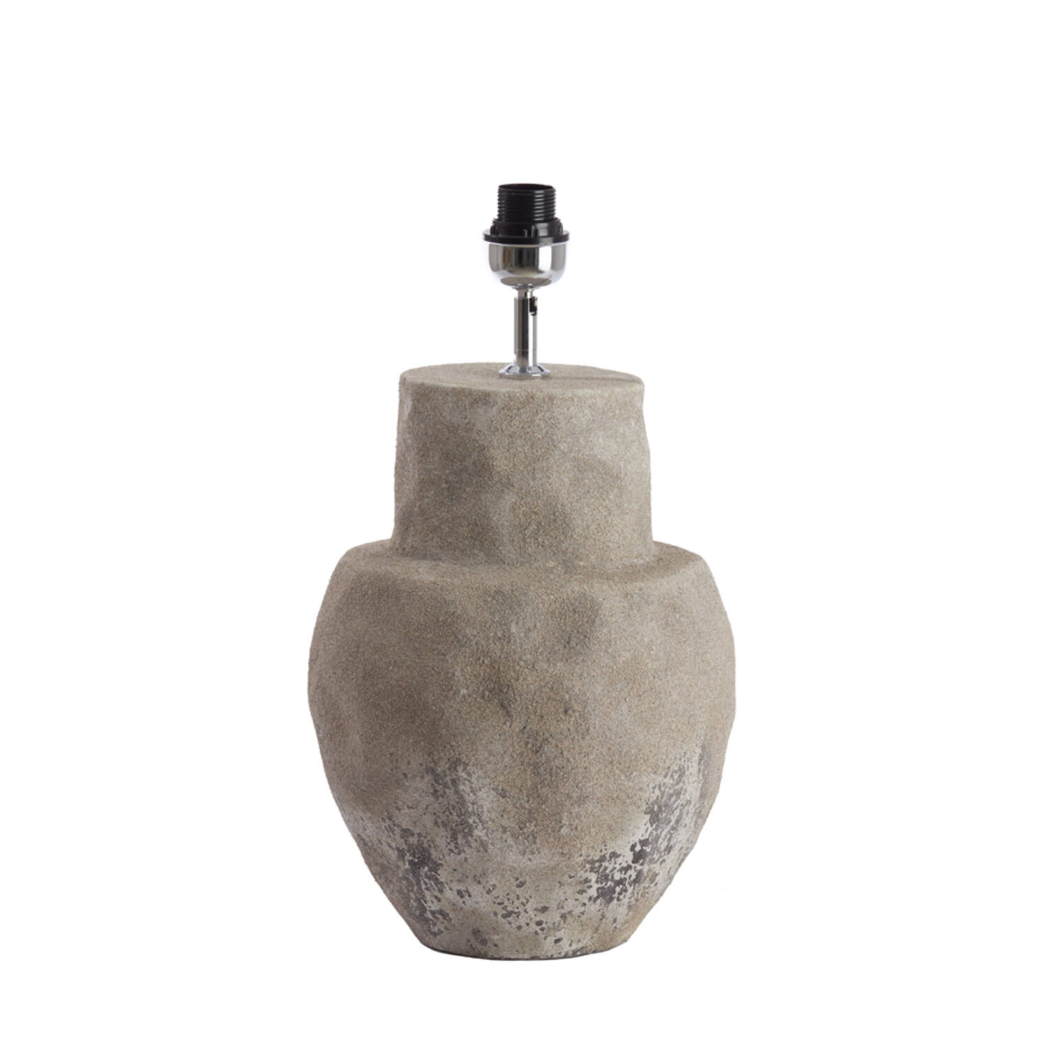 Base de lámpara ancha marrón Light & Living Lezama - H. 48 cm
