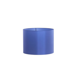 pantalla de lámpara de cilindro azul de tela Light & Living Paradox - Ø 30 cm