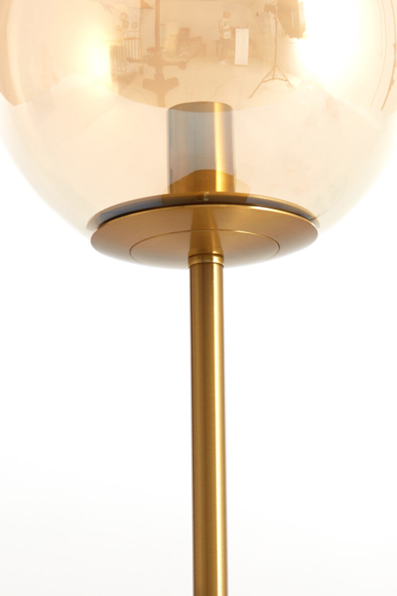 Lámpara de mesa de vidrio dorado Light & Living Medina – H. 43 cm - Imagen 5