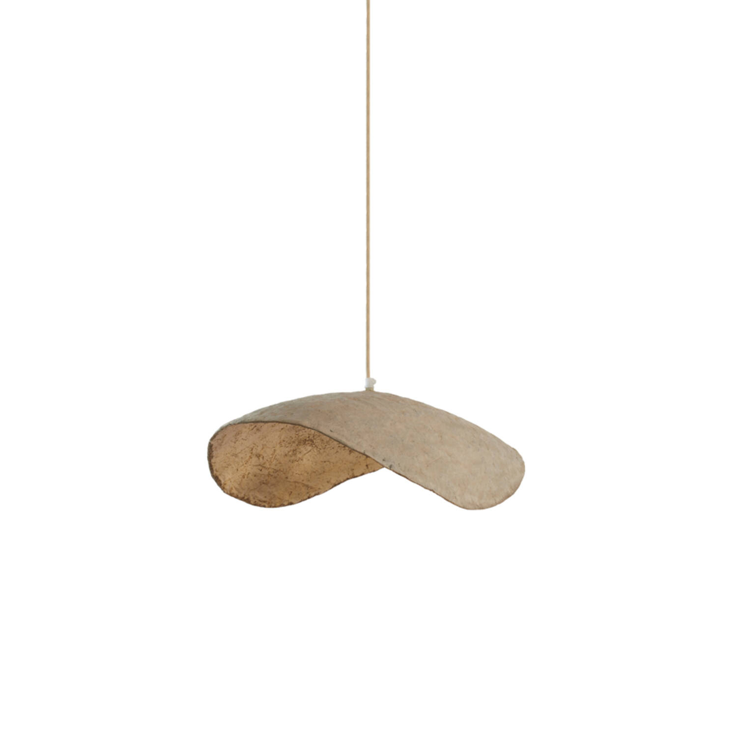 Lámpara orgánica beige compacta Light & Living Lonia - Ø 43 cm