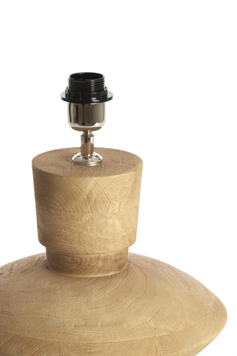 Base de lámpara de madera diseño moderno Light & Living Fiera - H. 31 cm - Imagen 3