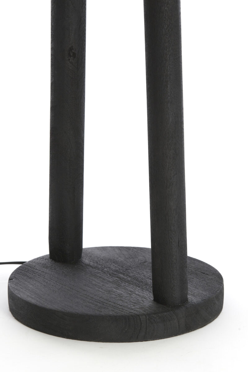Base de lámpara negra diseño moderno Light & Living Xitta - H. 135 cm - Imagen 5