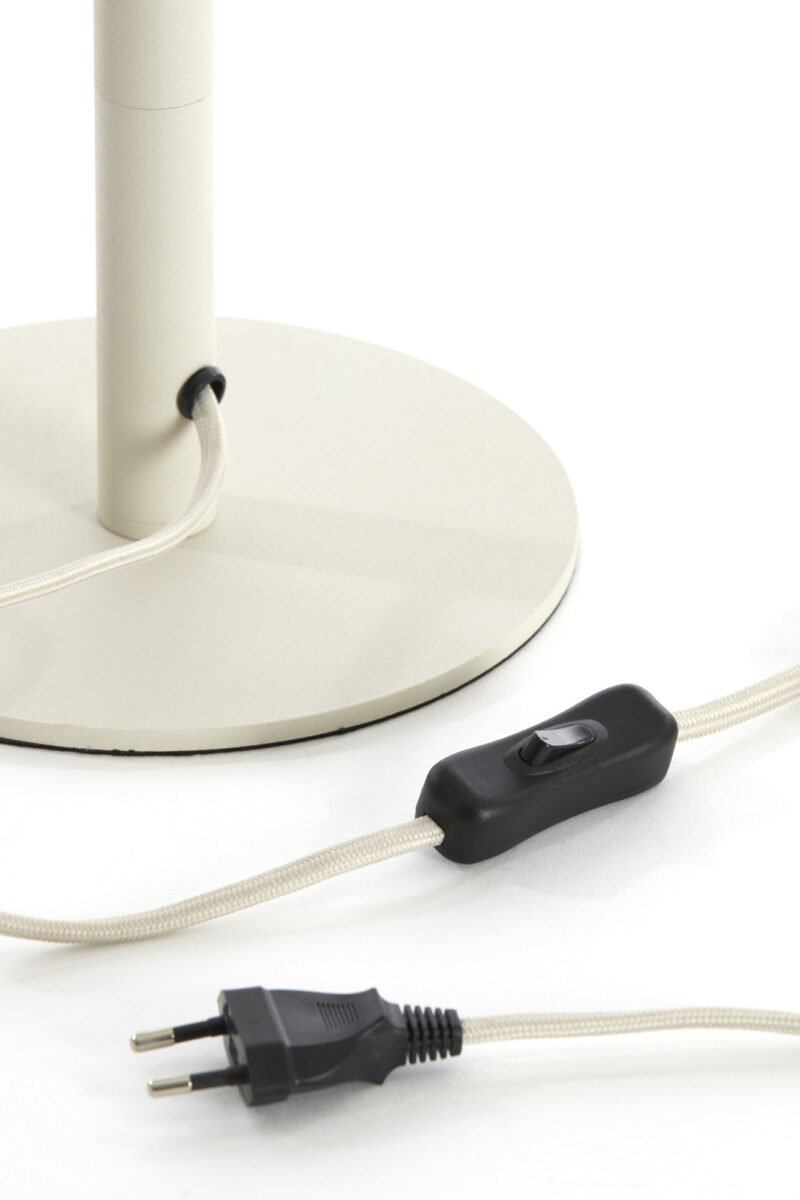 Base de lámpara beige de metal Light & Living Rodrigo - H. 37,5 cm - Imagen 5