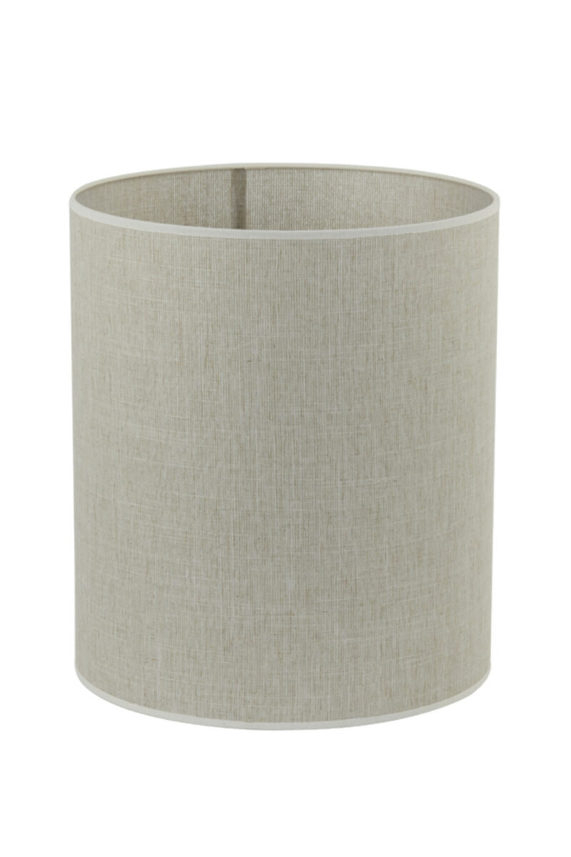 Lámpara de tela cilíndrica beige Light & Living Breska - Ø 35 cm - Imagen 2