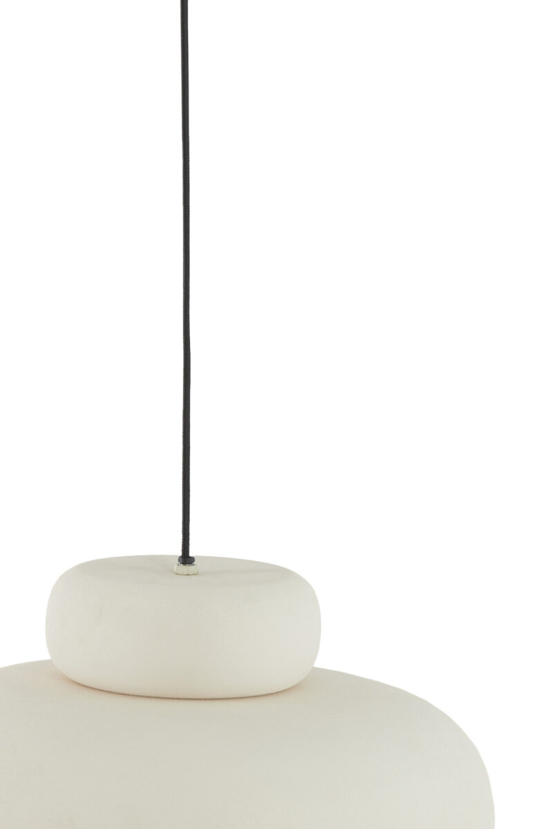Lámpara moderna blanca de líneas limpias Light & Living Neiva - Ø 39 cm - Imagen 3