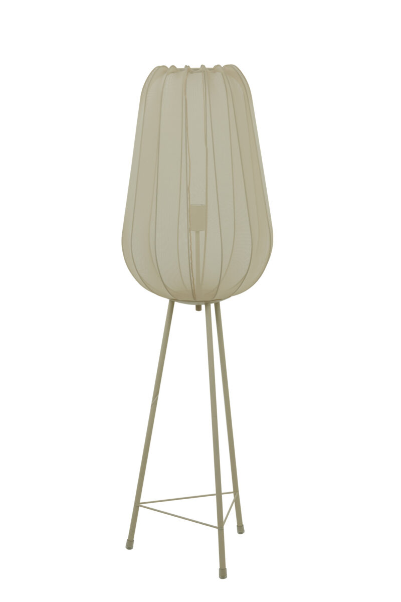 Lámpara de pie beige sobre trípode Light & Living Plumeria – H. 132 cm - Imagen 2