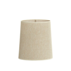 Pantalla de lámpara beige de tela Light & Living Breska - H. 36 cm
