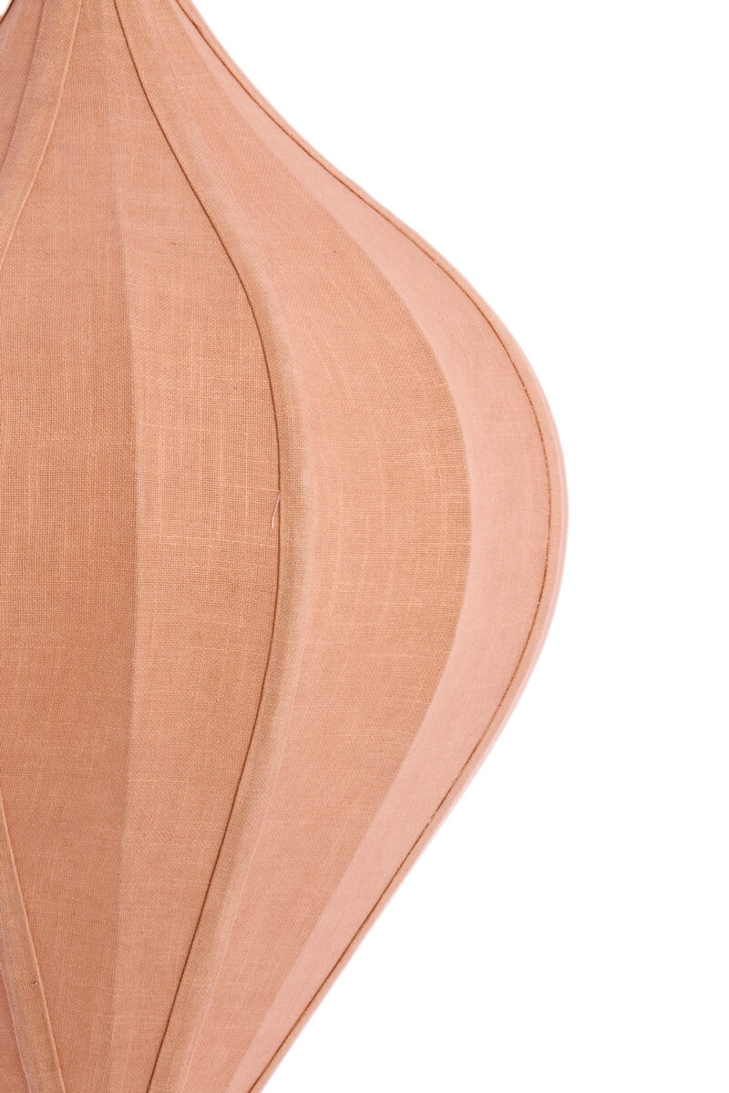 Lámpara colgante de tela color cobre con brillo cálido Light & Living Pasto - Ø 47 cm - Imagen 4