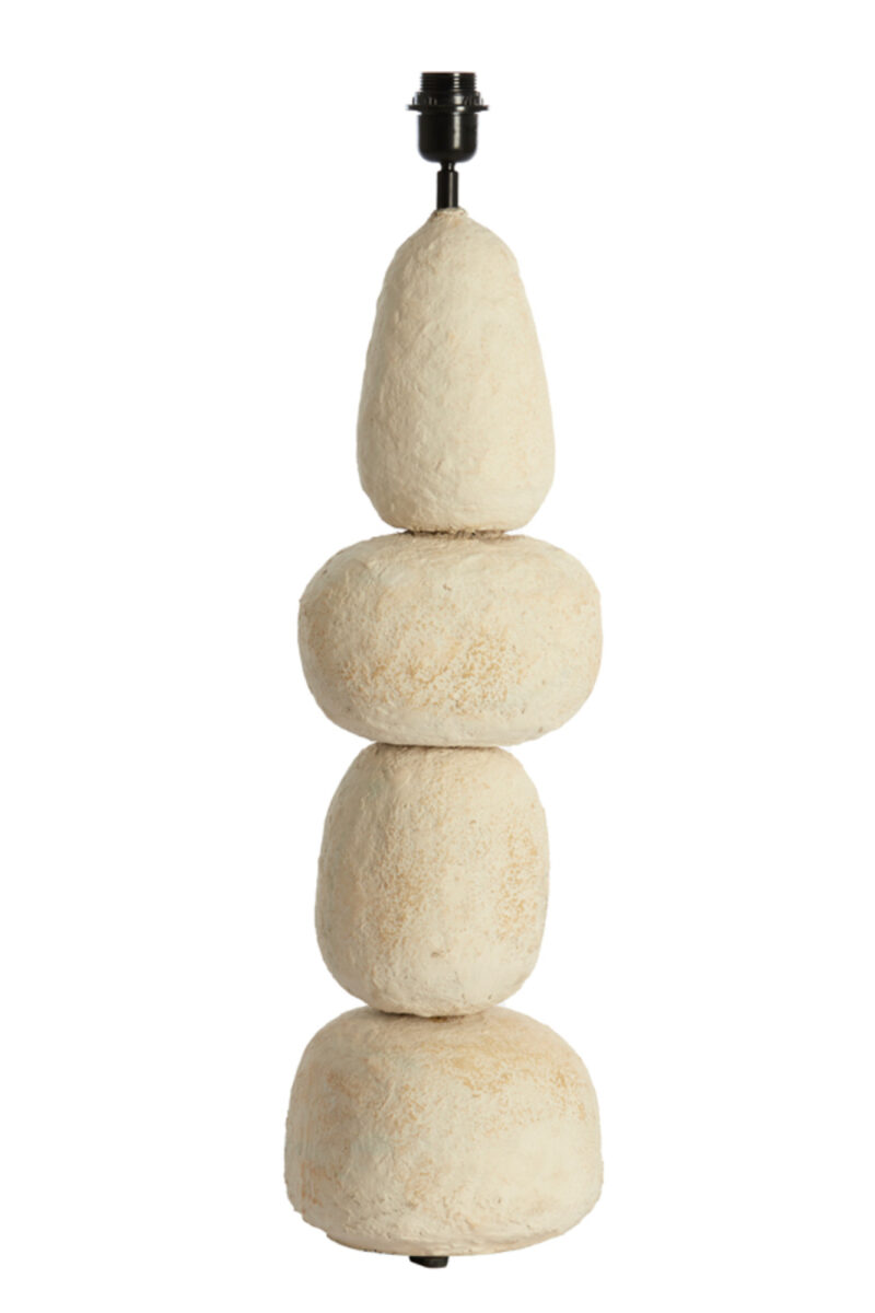 Base de lámpara de mesa de piedra Light & Living Marree - H. 72 cm - Imagen 2