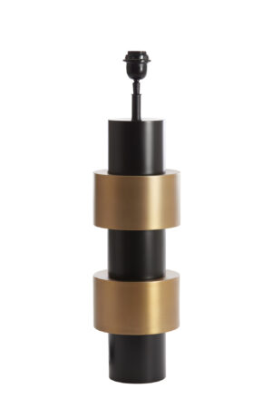 Alternative view of Lámpara de mesa moderna oro-negra Light & Living Nino