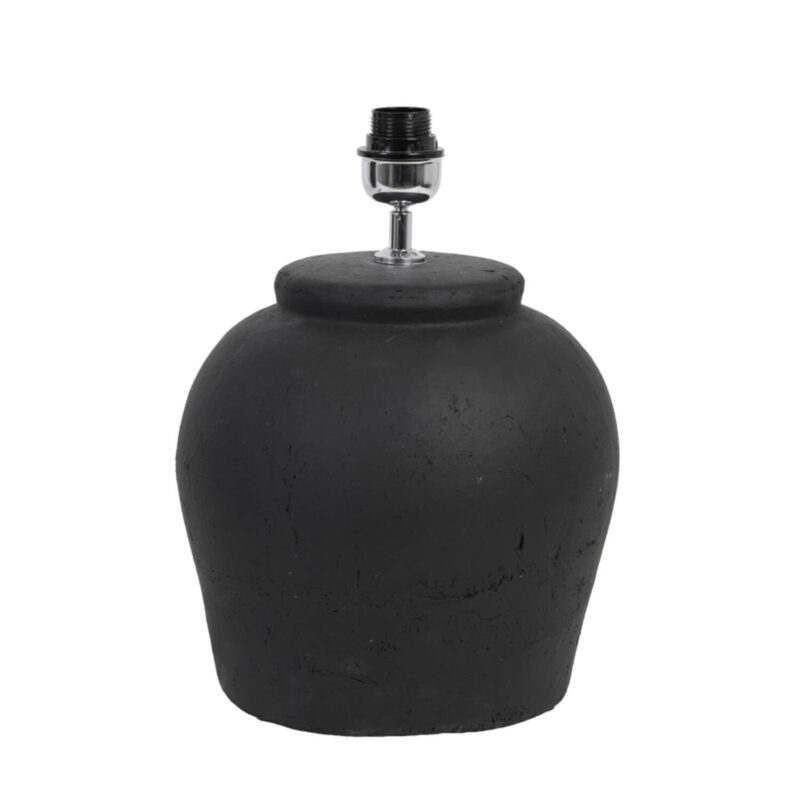 Base de lámpara redonda en color negro Light & Living Etna - H. 40 cm